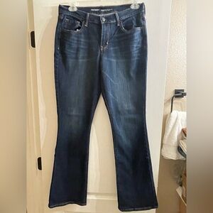 Old Navy Dark Blue Curvy Jeans Size 12 Long